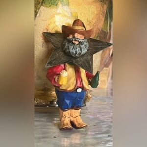 🤠 Santa cowboy Christmas 🎄 ornament
